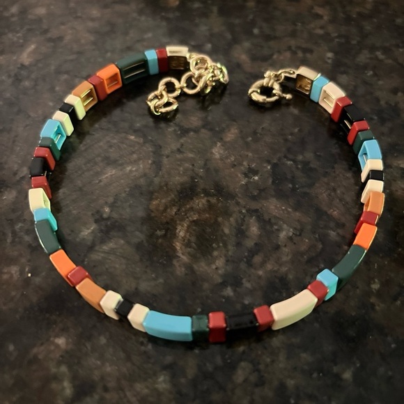 Roxanne Assoulin Red and Orange Necklace choker - Picture 1 of 4
